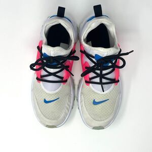 Nike React Presto Athletic Running Shoes 7Y Wm's 8.5 BQ4002-1001 White Blue Pink